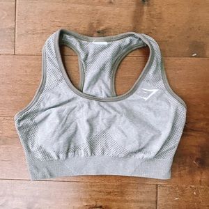 Vital Seamless Taupe Sports Bra Sm 🐻✨